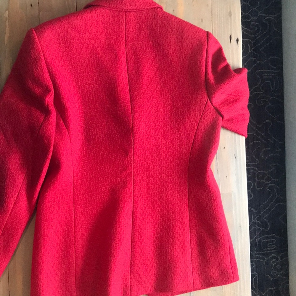 Red Wool Coat - Picture 4 of 8